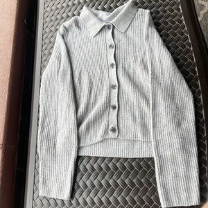 Old Navy Grey button up sweater